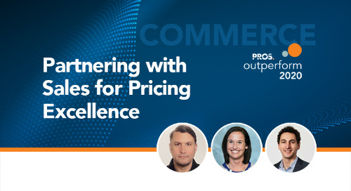 Partnering with Sales for Pricing Excellence 
