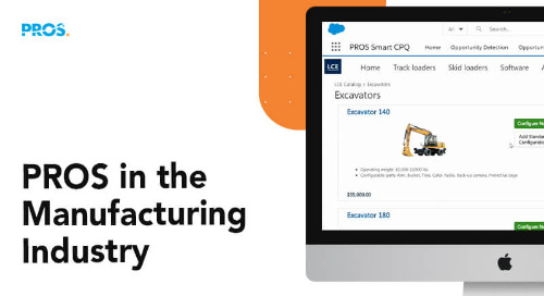 Demo: PROS in the Manufacturing Industry