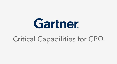 ﻿﻿2022 Gartner® Critical Capabilities for CPQ