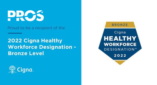 PROS Recognized as a Healthy Workplace