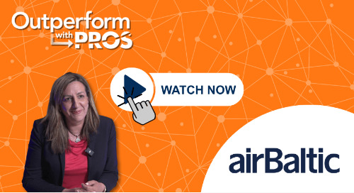 Hear Why airBaltic Loves PROS Outperform: High-quality sessions and AI innovation